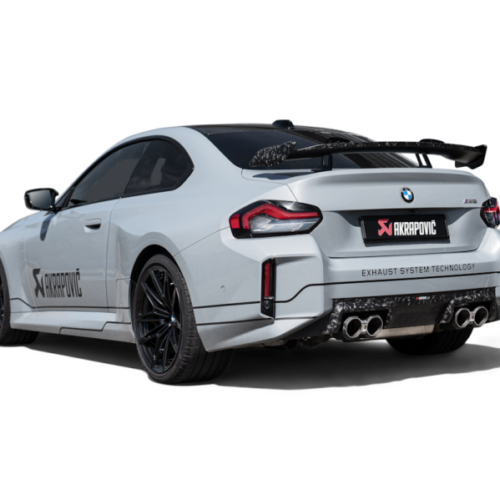 Alternative view of Akrapovic Carbon Fiber Diffuser - Matte for BMW M2 Coupe (G87) Rear Chopped