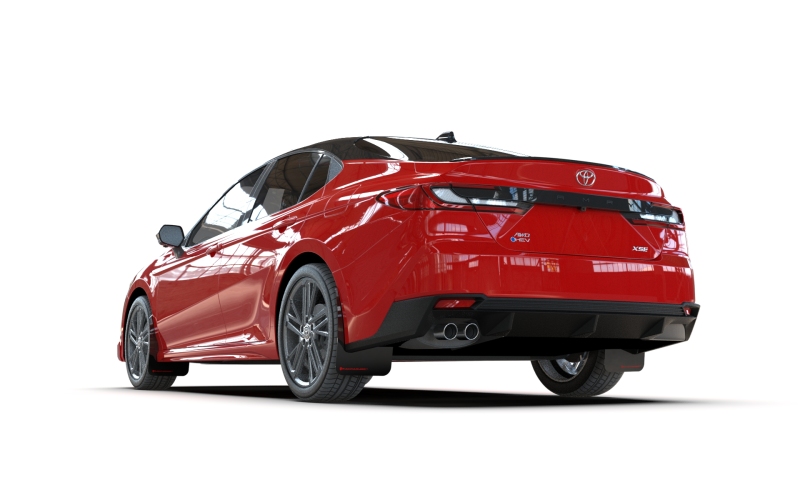 Rally Armor 25-26 Toyota Camry Black UR Mud Flap Red Logo - Image 2