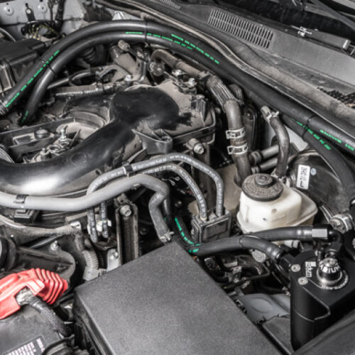 Alternative view of Radium Engineering 2016+ Toyota Tacoma Dual Catch Can Kit - Fluid Lock