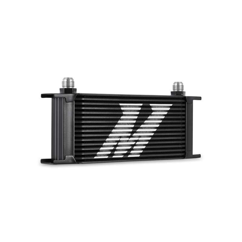 Mishimoto Universal Thermostatic Oil Cooler Kit 16-Row Black - Image 2