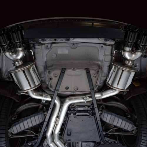 AWE Tuning Touring Edition Exhaust - Diamond Black Tips for 19-23 Audi C8 S6/S7 2.9T V6 AWD - Image 10