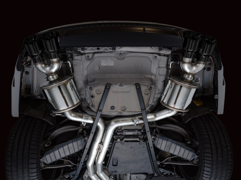 AWE Tuning Touring Edition Exhaust - Diamond Black Tips for 19-23 Audi C8 S6/S7 2.9T V6 AWD - Image 10