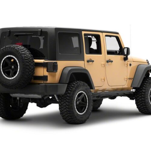 Raxiom for 2007-2018 Jeep Wrangler JK Axial Series LED Tail Lights- Black Housing (Smoked Lens) - Image 3