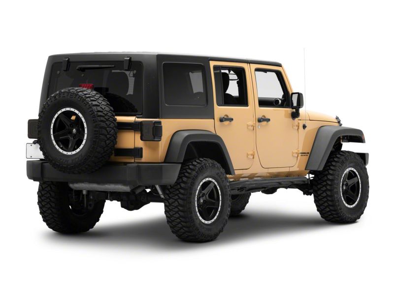 Raxiom for 2007-2018 Jeep Wrangler JK Axial Series LED Tail Lights- Black Housing (Smoked Lens) - Image 3