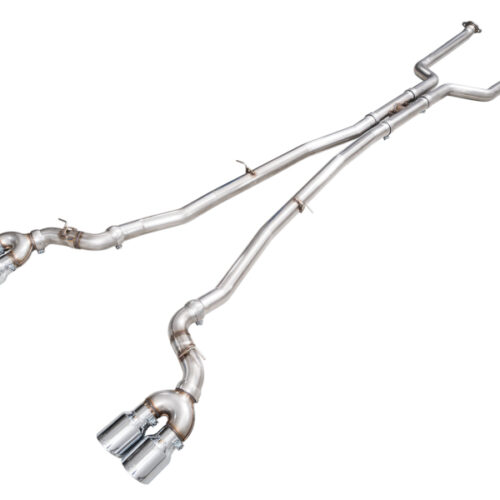 AWE Tuning Track Edition Cat-Back Exhaust - Chrome Silver Tips for BMW G90/G99 M5