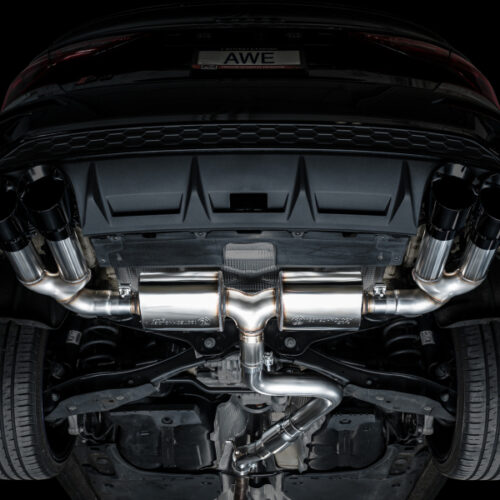 AWE Tuning Touring Edition Exhaust - Diamond Black Tips for 22-24 Audi 8Y S3 - Image 10