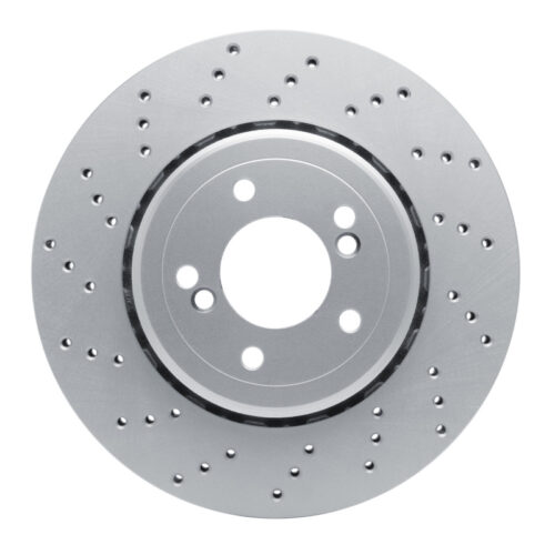 DFC 08-13 BMW M3 Left Rear Drilled GeoSPEC Coated Rotor