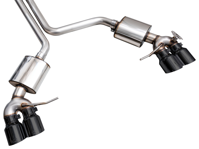 AWE Tuning Touring Edition Cat-Back Exhaust w/ Diamond Black Tips for 19-21 Porsche Macan 3.0T/2.9TT - Image 6