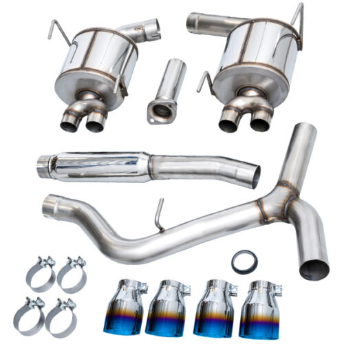 AWE Tuning Touring Edition Exhaust - Vapor Blue Tips for 22-26 Subaru WRX - Image 3