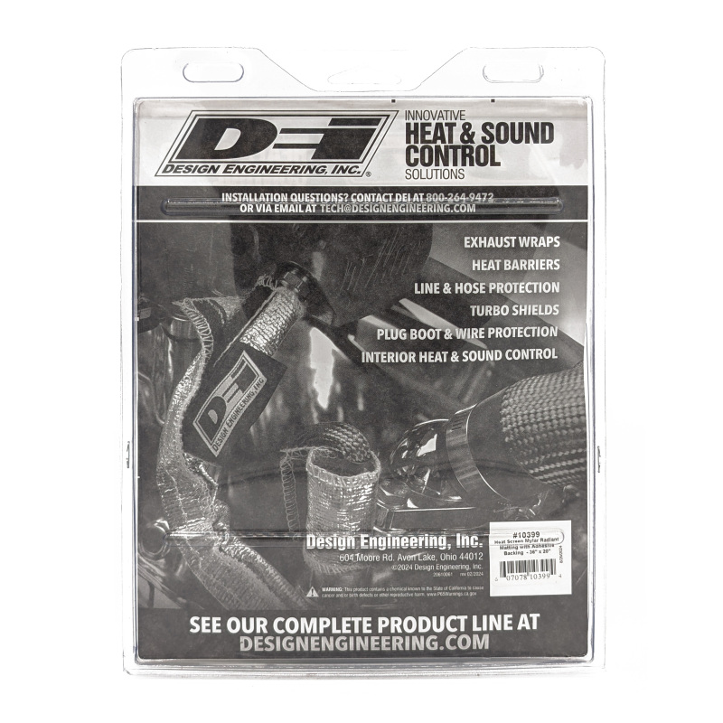 DEI Heat Screen 36in x 20in - Mylar Radiant Glass Fiber Matting w/Adhesive Backing - Image 7