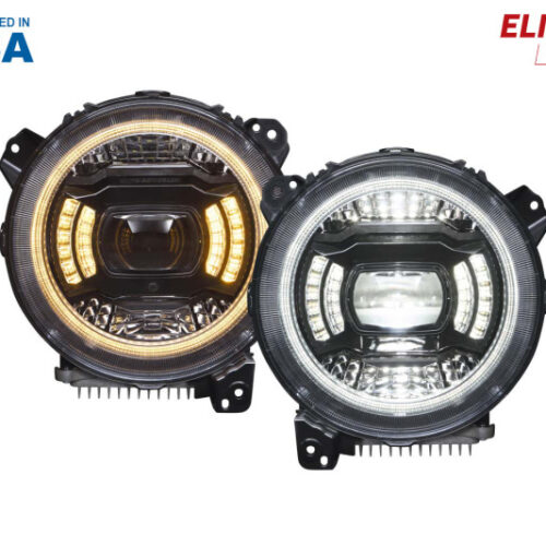 Diode Dynamics 18-23 Jeep JL Wrangler Elite Max LED Headlamps - Image 4
