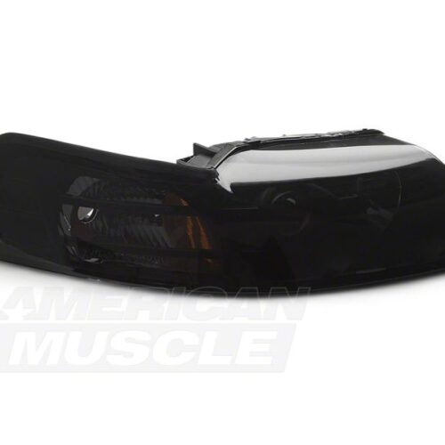 Alternative view of Raxiom for 1999-2004 Ford Mustang Axial Series Projector Headlights- Black Housing (Smoked Lens)