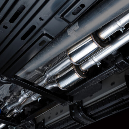 AWE Tuning Cat-Back Exhaust w/ Chrome Silver Tips for 2025+ RAM 1500 3.0TT Rebel 0FG - Image 3