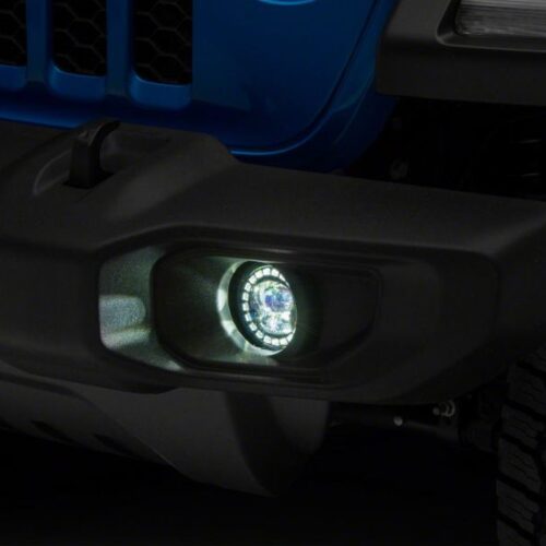 Raxiom for 2018-2023 Jeep Wrangler JL Sport 20-23 Jeep Gladiator JT Sport Axial Nighthawk LED Fog Lights - Image 5