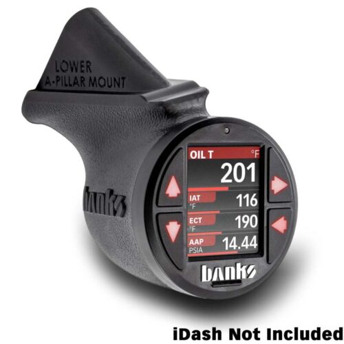 Banks Power 2018-2023 Jeep Gauge Pod Kit - Single Gauge - Lower Mount - Image 4