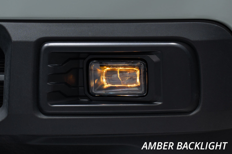 Diode Dynamics 2022+ Ford Maverick Elite Series Add-On LED Fog Light Kit Yellow - Image 5