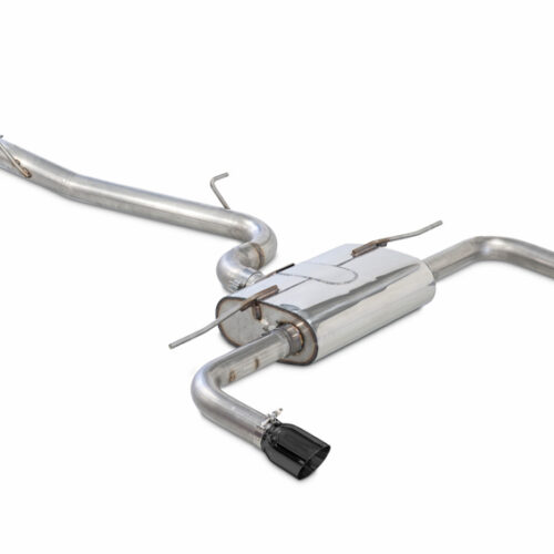 AWE Tuning Touring Edition Exhaust - Dual Outlet Diamond Black 90 mm Tips for Audi 8V A3