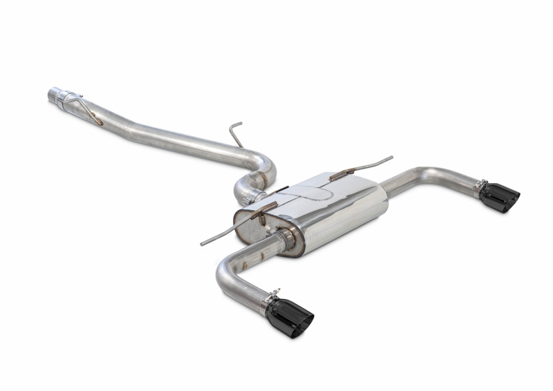 AWE Tuning Touring Edition Exhaust - Dual Outlet Diamond Black 90 mm Tips for Audi 8V A3