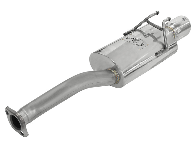 aFe Power Takeda Exhaust 2.5in Dia 304SS Axle-Back w/Polished Tip 06-11 Honda Civic EX Sedan L4 1.8L - Image 5