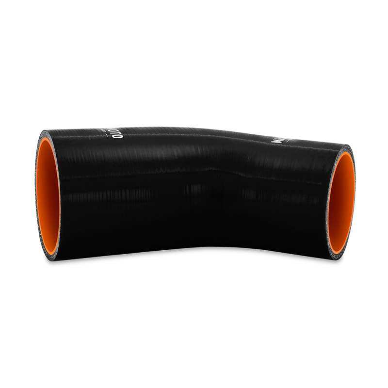 Mishimoto Silicone Reducer Coupler 45 Degree 2in to 2.5in - Black - Image 2
