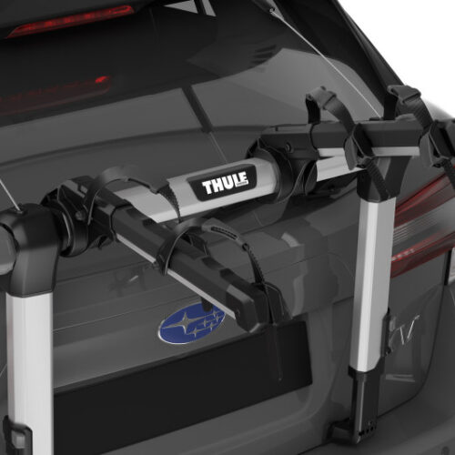 Thule OutWay Hanging-Style Trunk Bike Rack (Up to 2 Bikes) - Silver/Black - Image 7