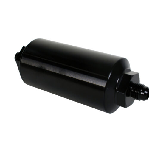 Aeromotive In-Line Filter - (AN-6 Male) 10 Micron Microglass Element Bright Dip Black Finish - Image 7