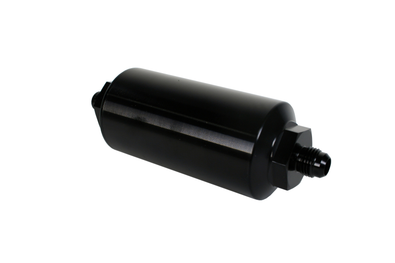 Aeromotive In-Line Filter - (AN-6 Male) 10 Micron Microglass Element Bright Dip Black Finish - Image 7