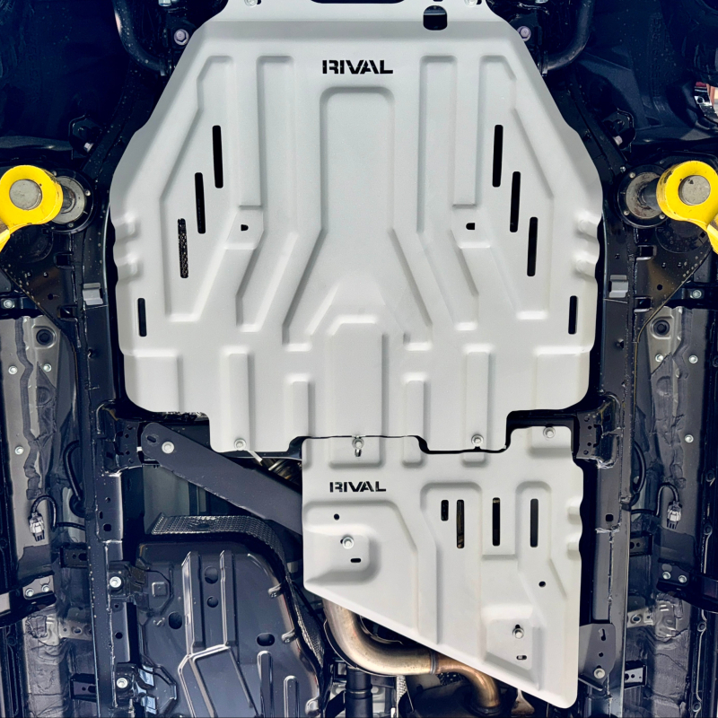 Rival 24-26 Toyota Tacoma i-Force / 25-26 Toyota 4Runner i-Force Aluminum Transfer Case Skid Plate - Image 9