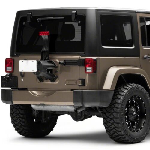 Raxiom for 2007-2018 Jeep Wrangler JK Axial Series License Plate Bracket w/ LED Brake Light - Image 8