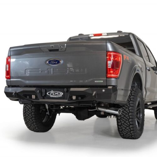 Addictive Desert Designs for 2021 Ford F-150 Stealth Fighter Rear Bumper w/ Back up Sensors - Image 4
