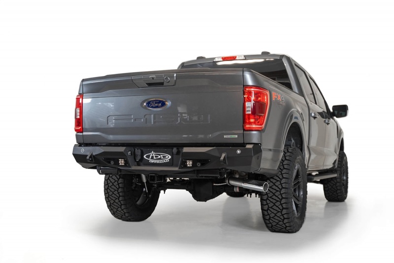 Addictive Desert Designs for 2021 Ford F-150 Stealth Fighter Rear Bumper w/ Back up Sensors - Image 4
