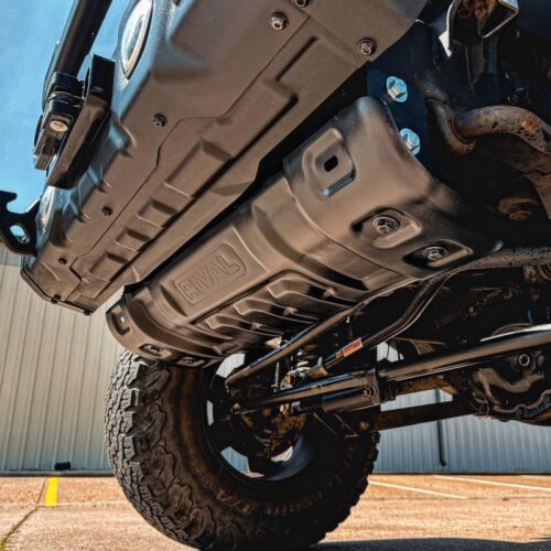 Rival 18-26 Jeep Wrangler JL 07-18 Jeep JK 20-26 Jeep Gladiator Except Mojave Lower Skid Plate - Image 2