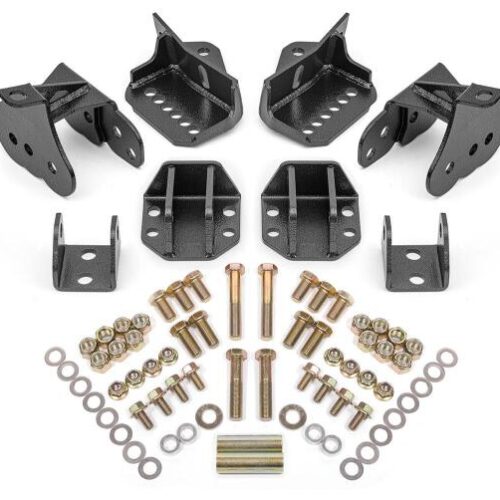 BMR 64-72 GM A-Body Rear Coilover Conversion Kit - Black Hammertone