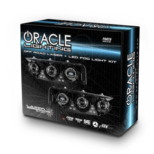 Oracle Lighting 21-24 Ford Bronco Off Road Laser and LED Fog Light Kit for Steel Bumper - Image 4