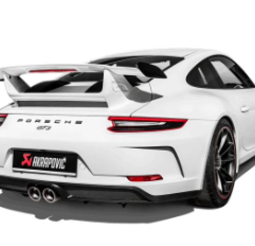 Alternative view of Akrapovic Slip-On Race Line (Titanium) w/o Tail Pipe Set for 2018 Porsche 911 GT3 (991.2)