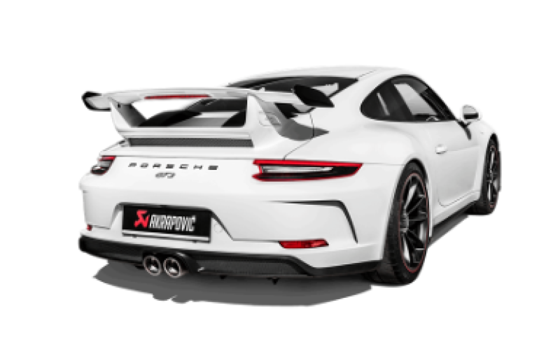 Akrapovic Slip-On Race Line (Titanium) w/o Tail Pipe Set for 2018 Porsche 911 GT3 (991.2) - Image 2