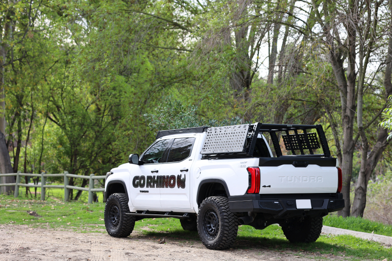 Go Rhino 22-23 Toyota Tundra CrewMax Cab 4dr E-BOARD E1 Electric Running Board Kit - Tex. Blk - Image 10