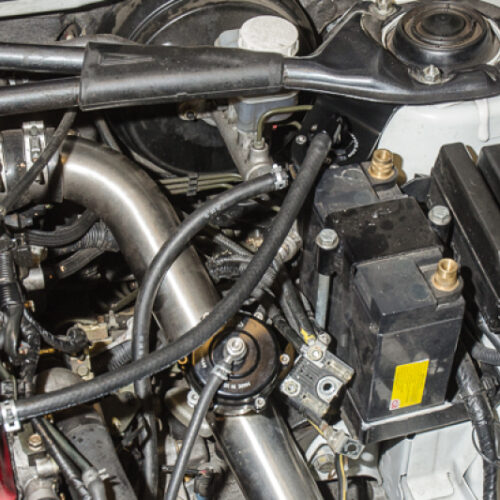 Alternative view of Radium Engineering Mitsubishi Evo 8-9 Dual Catch Can Kit Fluid Lock