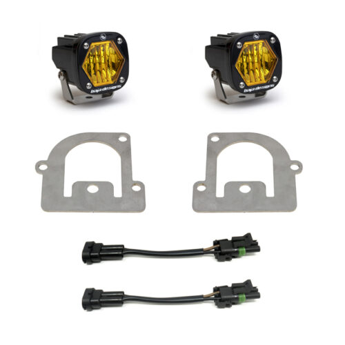 Baja Designs for 21+ Ford Bronco Sport S1 WC LED Fog Pocket Light Kit - Amber