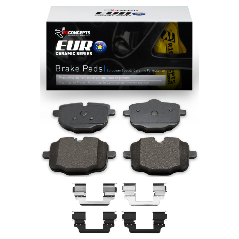 R1 2016-2025 BMW 740I xDrive Rear R1 Euro Ceramic Pads & Hardware Kit - Image 2