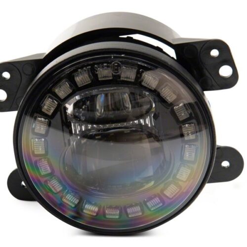 Raxiom for 2007-2018 Jeep Wrangler JK 18-23 Jeep Wrangler JL Axial Series Nighthawk LED Fog Lights - Image 4
