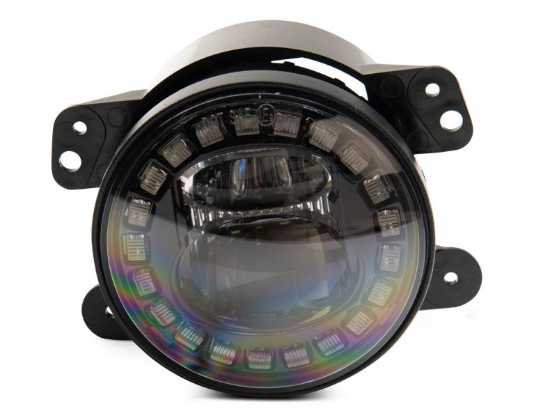 Raxiom for 2007-2018 Jeep Wrangler JK 18-23 Jeep Wrangler JL Axial Series Nighthawk LED Fog Lights - Image 4
