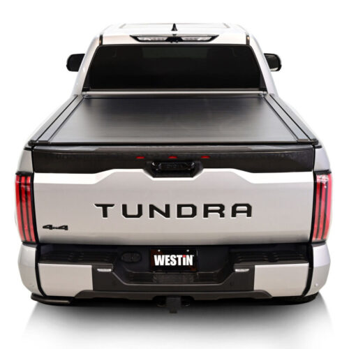 Westin 22-26 Toyota Tundra 5ft 5in. (66in.) Bed Electric Retractable Tonneau Cover - Black - Image 8