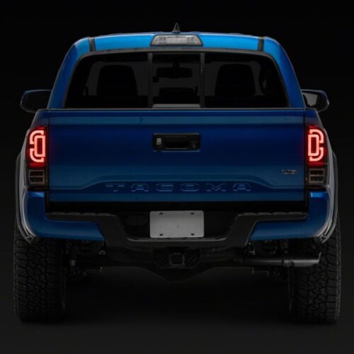 Raxiom for 2016-2023 Toyota Tacoma XW Series Sequential LED Tail Lights- Black Housing- Clear Lens - Image 5