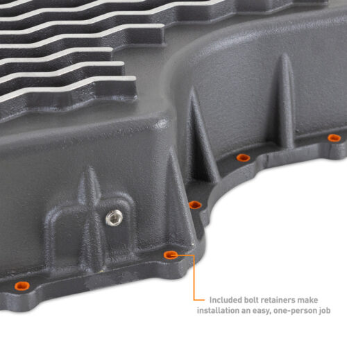 Mishimoto 2011+ Powerstroke 6R140 Transmission Pan - Cast - GR - Image 7