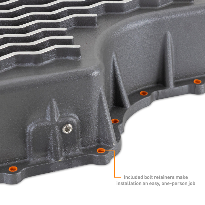 Mishimoto 2011+ Powerstroke 6R140 Transmission Pan - Cast - GR - Image 7
