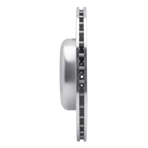 R1 Concepts for 16-25 BMW 330e xDrive Rear Right Drilled & Slotted Silver Brake Rotor - Image 3