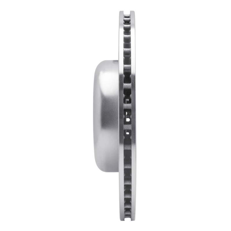 R1 Concepts for 16-25 BMW 330e xDrive Rear Right Drilled & Slotted Silver Brake Rotor - Image 3