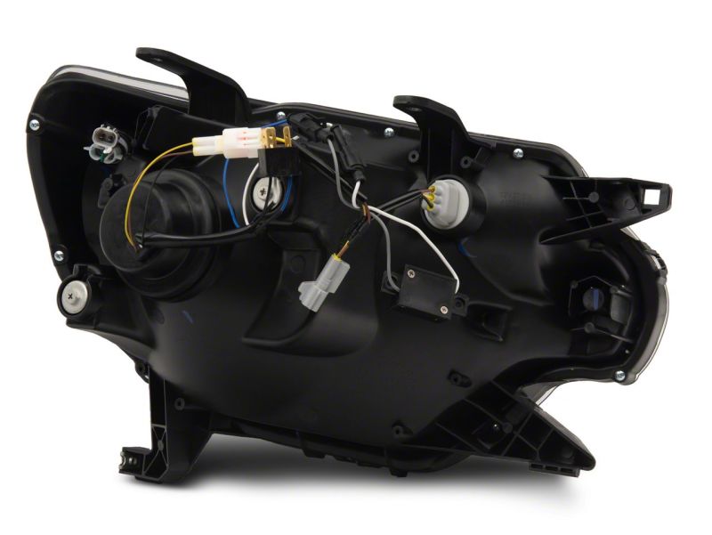 Raxiom for 2012-2015 Toyota Tacoma Axial Projector Headlights w/ SEQL LED Bar- Black Housing (Clear Lens) - Image 8