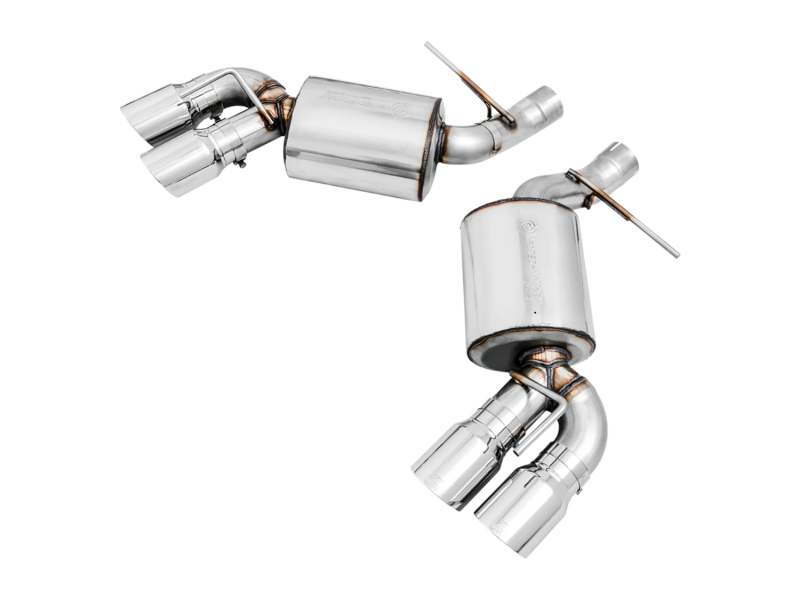 AWE Tuning Axle-Back Exhaust - Touring Edition (Quad Chrome Silver Tips) for 16-19 Chevrolet Camaro SS